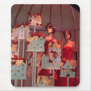 Weihnachten in New York Window Display Mousepad