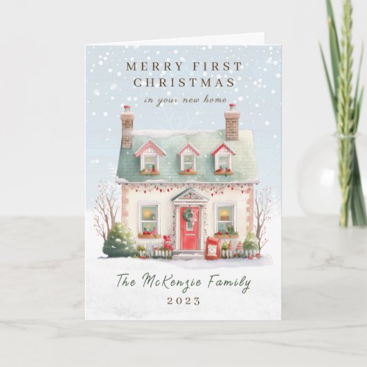 Weihnachten in New Zuhause (Vorderseite)