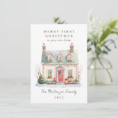 Weihnachten in New Zuhause (Stehend Vorderseite)