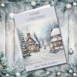 Weihnachten in Nordkarolina Winterlandschaft