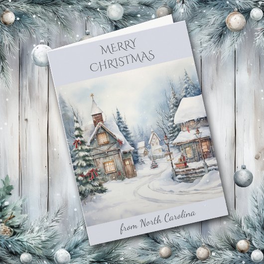 Weihnachten in Nordkarolina Winterlandschaft