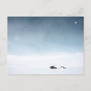 Weihnachten in Norwegen Postkarte