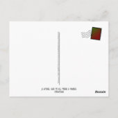 Weihnachten in Österreich Vintag Postkarte (Rückseite)