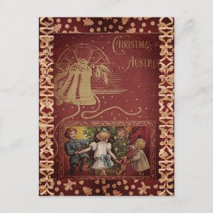 Weihnachten in Österreich Vintage Postkarte