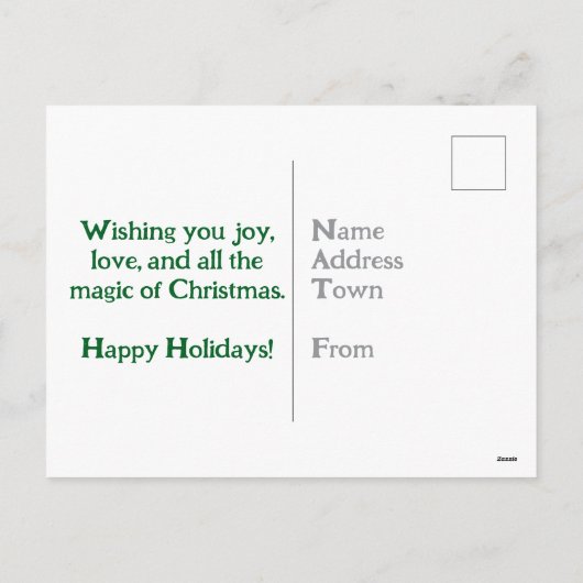 Weihnachten in Paris: Eiffelturm Festive Street (Rückseite)