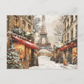 Weihnachten in Paris: Eiffelturm Festive Street (Vorderseite)