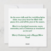 Weihnachten in Paris: Eiffelturm Festive Street (Rückseite)