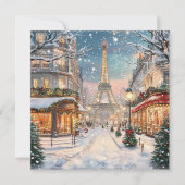 Weihnachten in Paris: Eiffelturm Winter Wonderland (Vorderseite)
