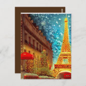 Weihnachten in Paris, Ellenturm Postkarte (Vorne/Hinten)