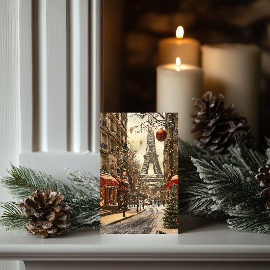 Weihnachten in Paris: Festlicher Eiffelturm Boulev