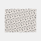 Weihnachten in Paris | GEMUSTERT Fleecedecke (Vorderseite (Horizontal))