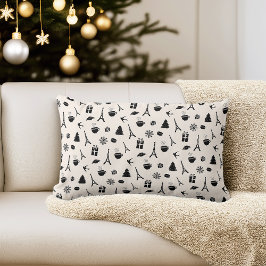 Weihnachten in Paris | GEMUSTERT Lendenkissen