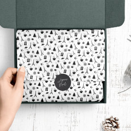 Weihnachten in Paris | GEMUSTERT Seidenpapier