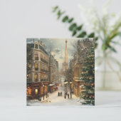 Weihnachten in Paris: Gemütliche Eiffelturmstraße (Stehend Vorderseite)