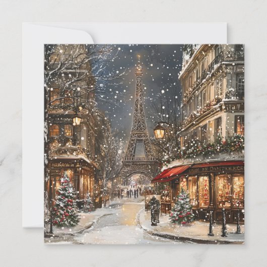 Weihnachten in Paris: Glittering Eiffel Tower Lane (Vorderseite)