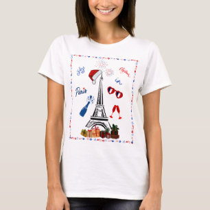 Weihnachten in Paris – Julil Weihnachtsfeier T-Shirt