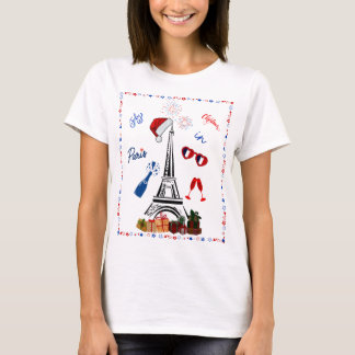 Weihnachten in Paris – Julil Weihnachtsfeier T-Shirt