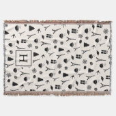 Weihnachten in Paris | MIT MONOGRAMM Decke (Vorderseite)