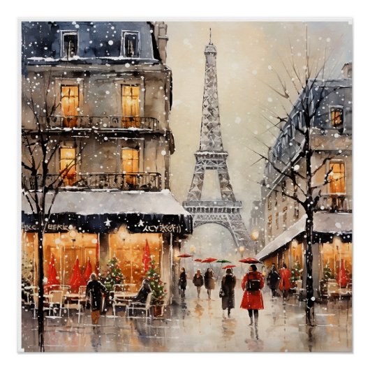 Weihnachten in Paris, Poster (Vorderseite)