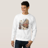 Weihnachten in Paris Sweatshirt (Vorne ganz)