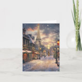 Weihnachten in Paris: Twilight auf dem Eiffelturm (Vorderseite)