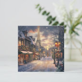 Weihnachten in Paris: Twilight im Eiffelturm (Stehend Vorderseite)