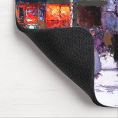 Weihnachten in Paris. Weihnachtsgeschenk Mousepad (Ecke)