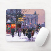 Weihnachten in Paris. Weihnachtsgeschenk Mousepad (Mit Mouse)