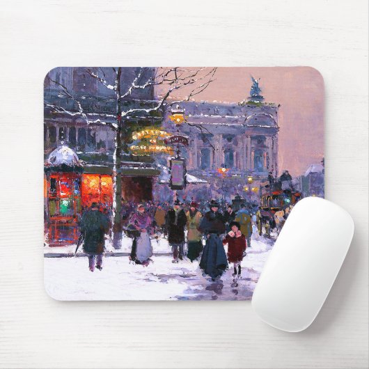 Weihnachten in Paris. Weihnachtsgeschenk Mousepad (Mit Mouse)