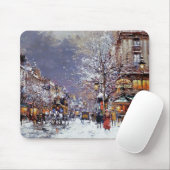 Weihnachten in Paris. Weihnachtsgeschenk Mousepad (Mit Mouse)