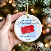 Weihnachten in Pennsylvania Staat Ornament
