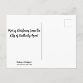 Weihnachten in Philadelphia mit anpassbarem Text (Rückseite)