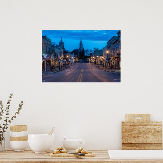 Weihnachten in Port Washington Poster (Küche)