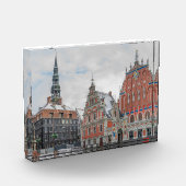 Weihnachten in Riga Lettland Fotoblock (Links)