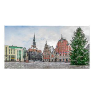 Weihnachten in Riga Lettland Fotodruck