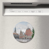 Weihnachten in Riga Lettland Magnet (In Situ (Geschirrspüler))