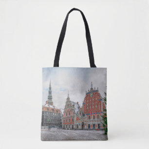 Weihnachten in Riga Lettland Tasche