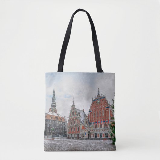 Weihnachten in Riga Lettland Tasche (Vorderseite)