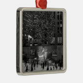 Weihnachten in Rockefeller-Mitte u. in den Silbernes Ornament (Rechts)