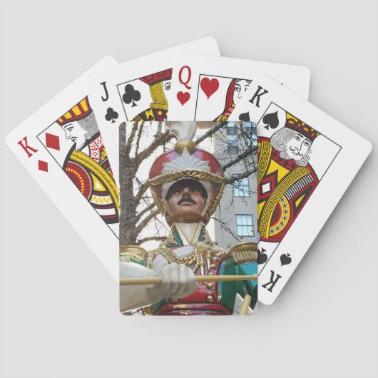 Weihnachten in Rockefeller - Toy Soldier - NY Spielkarten (Rückseite)