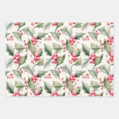 Weihnachten in Rosa Geschenkpapier Set (Vorderseite 3)