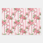 Weihnachten in Rosa Geschenkpapier Set (Vorderseite 2)