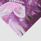 Weihnachten in rosa und in Lila Seidenpapier (Ausschnitt)