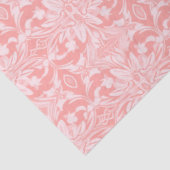 Weihnachten in Rosa und Weiß-Blütenmuster Seidenpapier (Ausschnitt)