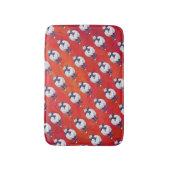 Weihnachten in Rot Badematte (Vorderseite Vertikal)