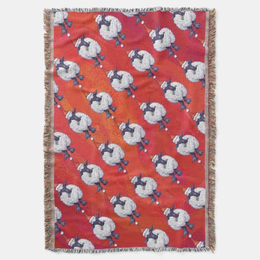 Weihnachten in Rot Decke (Vorderseite Vertikal)