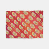 Weihnachten in Rot Fleecedecke (Vorderseite (Horizontal))