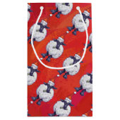 Weihnachten in Rot Kleine Geschenktüte (Rückseite)