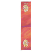 Weihnachten in Rot Kurzer Tischläufer (Vorderseite)