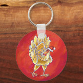 Weihnachten in Rot Schlüsselanhänger (Vorderseite)